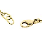 Image 7 of Two-tone gold necklace with a fixed pendant and a 0.03 ct. diamond | 43.5 cm