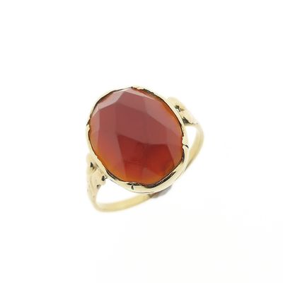Gold ring with carnelian Image 1 of Gold ring with carnelian