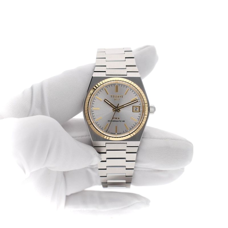 Image 10 of Tissot PRX Powermatic 80 Automatic Steel & 18k Gold Watch