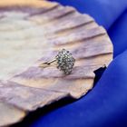 Image 2 of Gold ring with diamond | 0.14 ct.