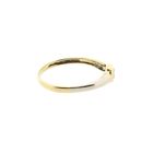 Afbeelding 7 van Bicolor gouden ring met diamant; 0,10 ct.