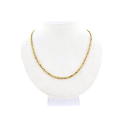 Gold square king chain | 47 cm Image 1 of Gold square king chain | 47 cm