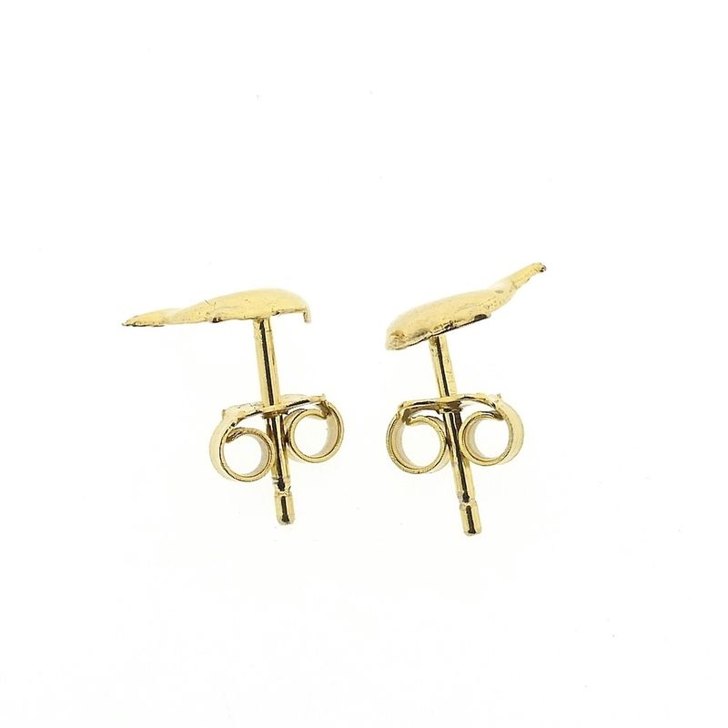 Image 5 of 8 kt. Dolphin stud earrings