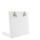 Image 3 of Gold stud earrings with titanium