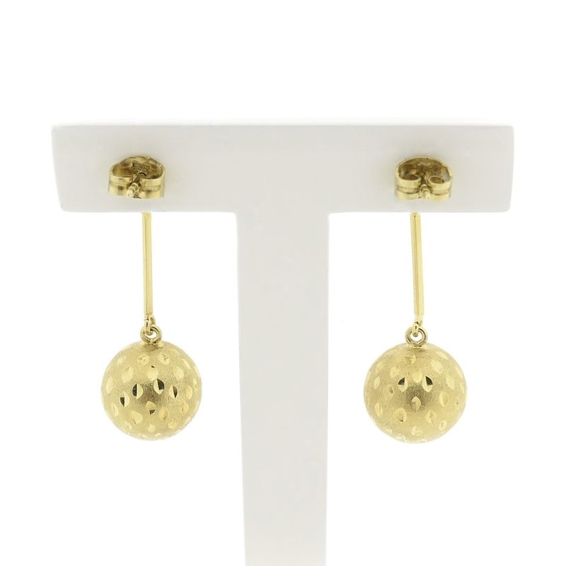 Image 9 of Gold earrings with balls