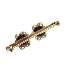 Image 5 of Vintage gold brooch with garnet