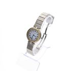 Image 2 of Cartier Santos Vendôme Ronde 8191; 18k gold/steel women's watch