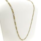 Image 2 of 8 carat bicolor Figaro link chain