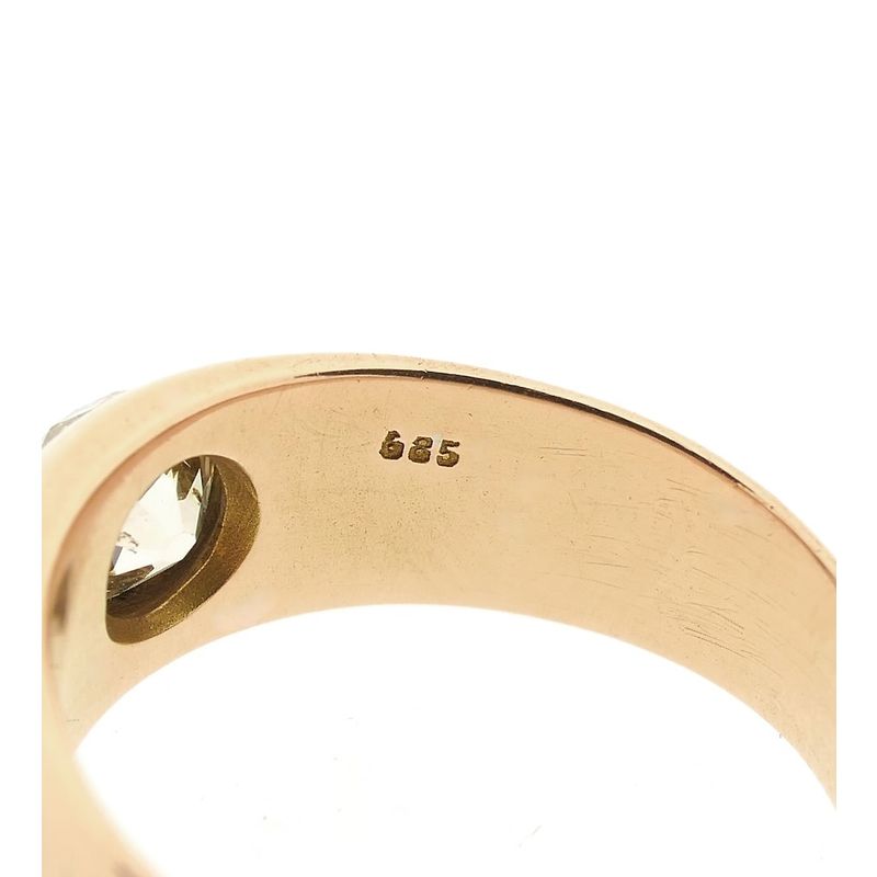 Image 5 of Rose gold solitaire ring with diamond