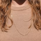 Image 2 of Gold gourmet link chain | 69.5 cm