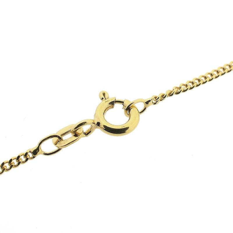 Image 5 of Gold gourmet link chain | 45.5 cm