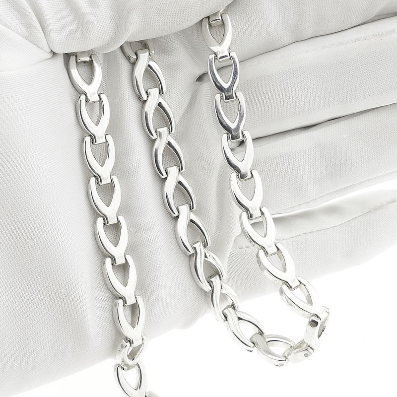 Image 9 of Silver fantasy link chain | 43.5 cm