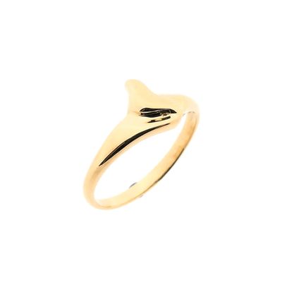 Image 1 of Gold Abstract Ring; 14 Karat; Size 17