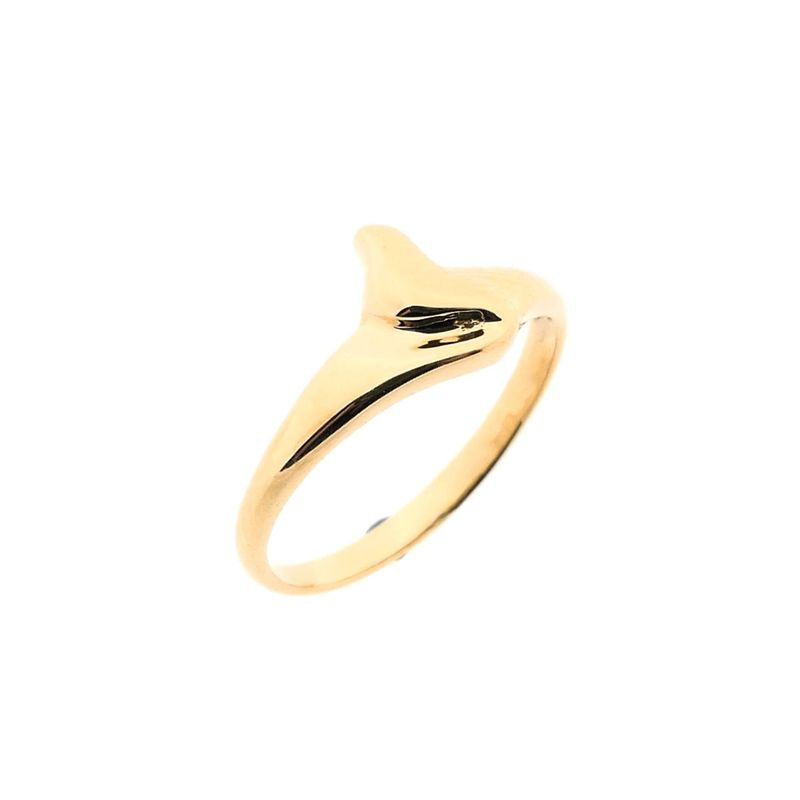 Image 1 of Gold Abstract Ring; 14 Karat; Size 17