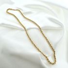Image 2 of 18K Gold Twisted Link Chain | 61.5 cm