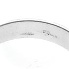 Image 4 of Silver ring with diagonal relief | Men