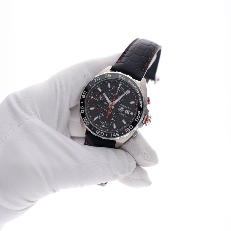 Image 10 of TAG Heuer Formula 1 Chronograph X Mario Kart Limited Edition CAZ201E.FC6517; Automatic Men's Watch