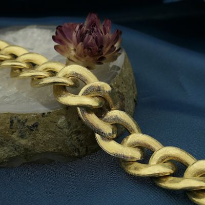 Image 2 of Robust gold gourmet link bracelet