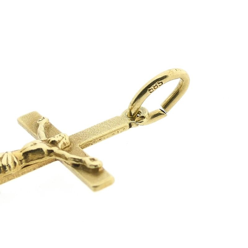 Image 8 of Gold pendant of cross with corpus