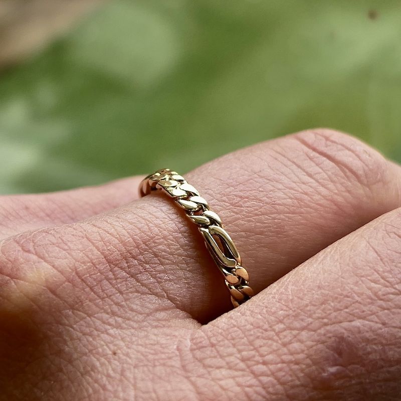 Image 6 of Gold link ring