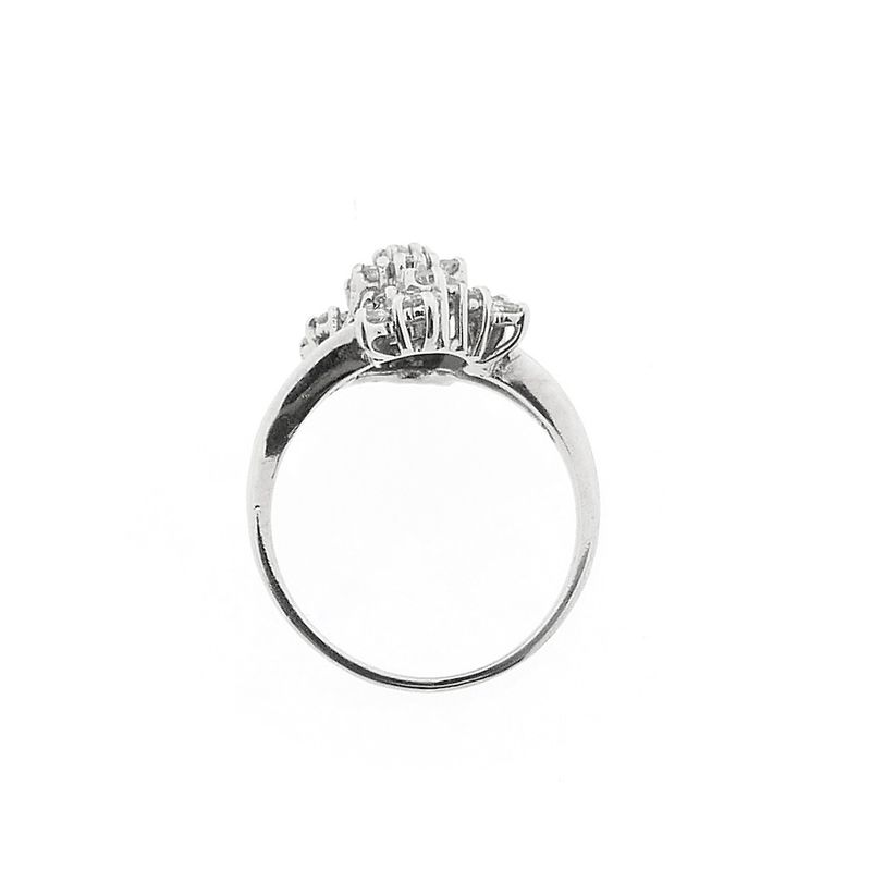 Image 5 of White gold entourage ring with diamond | 0.84 ct.