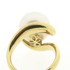 Image 7 of Gold ring with large cultured pearl