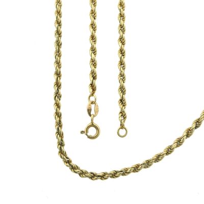 Gold twisted link chain Image 1 of Gold twisted link chain
