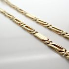Image 2 of Solid gold fantasy link necklace | 56 cm