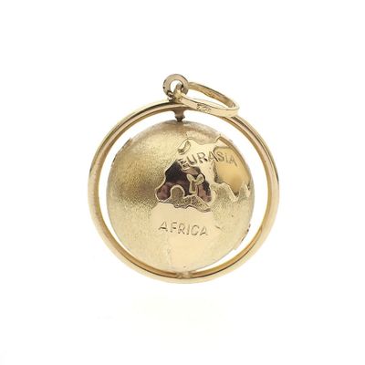 18 carat gold globe pendant Image 1 of 18 carat gold globe pendant