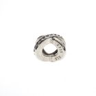 Image 4 of Pandora spacer; Silver; Cross Over