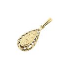 Image 6 of Gold pendant with elegant engraving
