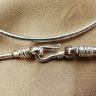 Image 5 of Silver snake link chain | 50.5 cm