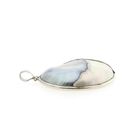 Image 4 of Silver shell pendant; Nautilus