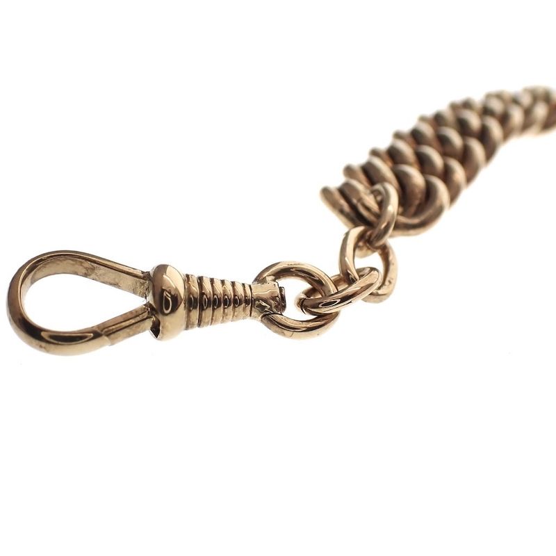 Image 5 of Vintage gold watch chain; Chatelaine (for a pocket watch)