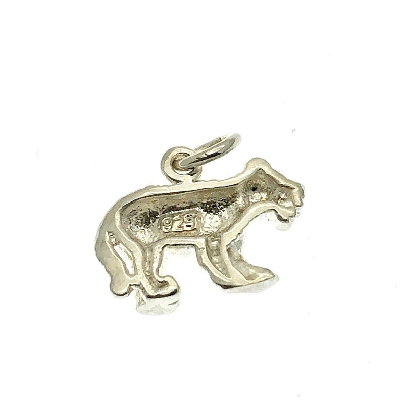 Image 3 of Silver pendant of a tiger