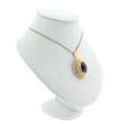 Image 8 of Vintage gold pendant with garnet