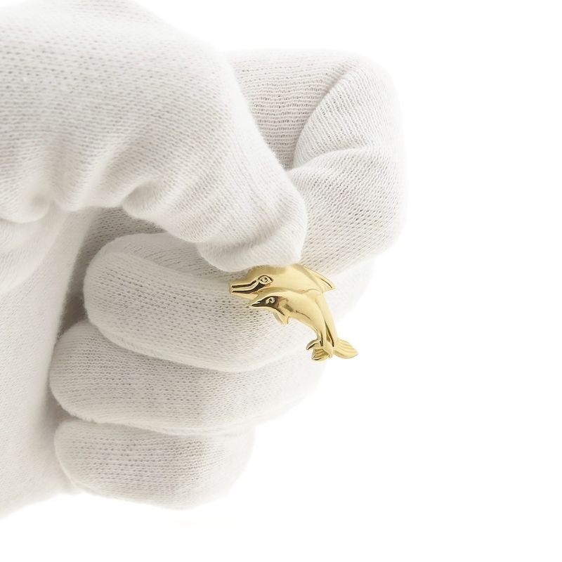 Image 12 of Golden dolphin pendant