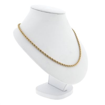 Image 2 of Gold twisted link chain