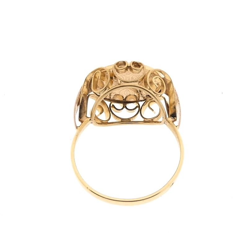 Image 4 of Gold ring with medal | Queen Juliana