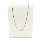 Image 1 of Gold closed Figaro link chain