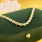 Image 8 of Gold twisted link chain