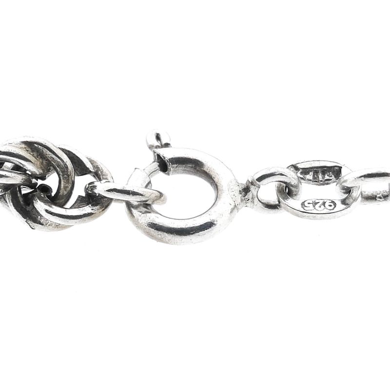 Image 4 of Silver Twisted Chain Bracelet