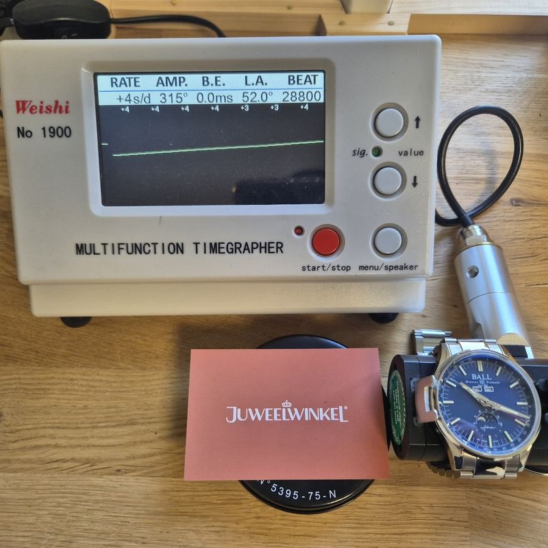 Image 21 of Ball Engineer II Moon Calendar NM3016C-S2J-GY; Automatic men's watch with moon phase