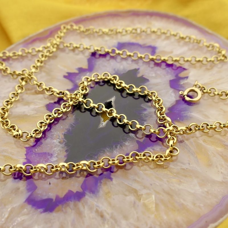 Image 9 of Gold jasseron link chain