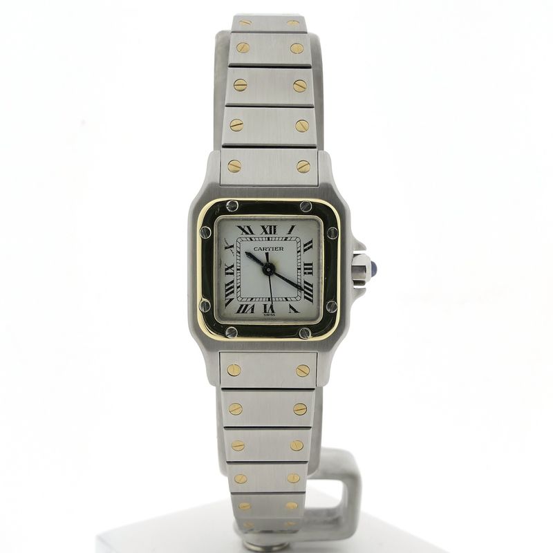 Image 1 of Cartier Santos 'Small' Automatic 0902; Vintage dames horloge