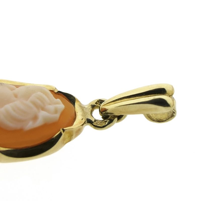 Image 6 of Gold pendant with cameo | Vintage/antique
