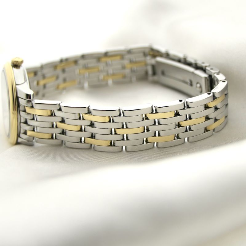 Image 12 of Omega De Ville Prestige; 18k gold/steel women's watch