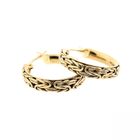 Image 5 of Gold earrings; King's link | Ø 21.5 mm