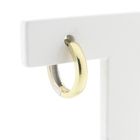 Image 4 of Two-tone gold hoop earrings | Ø 14.5 mm