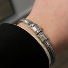 Image 8 of Silver Buddha to Buddha bracelet; Ellen